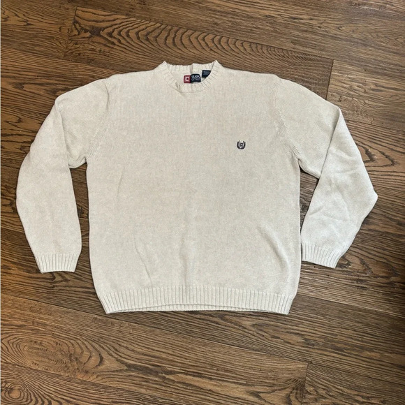 CHAPS cream sweater XXL - Picture 1 of 4